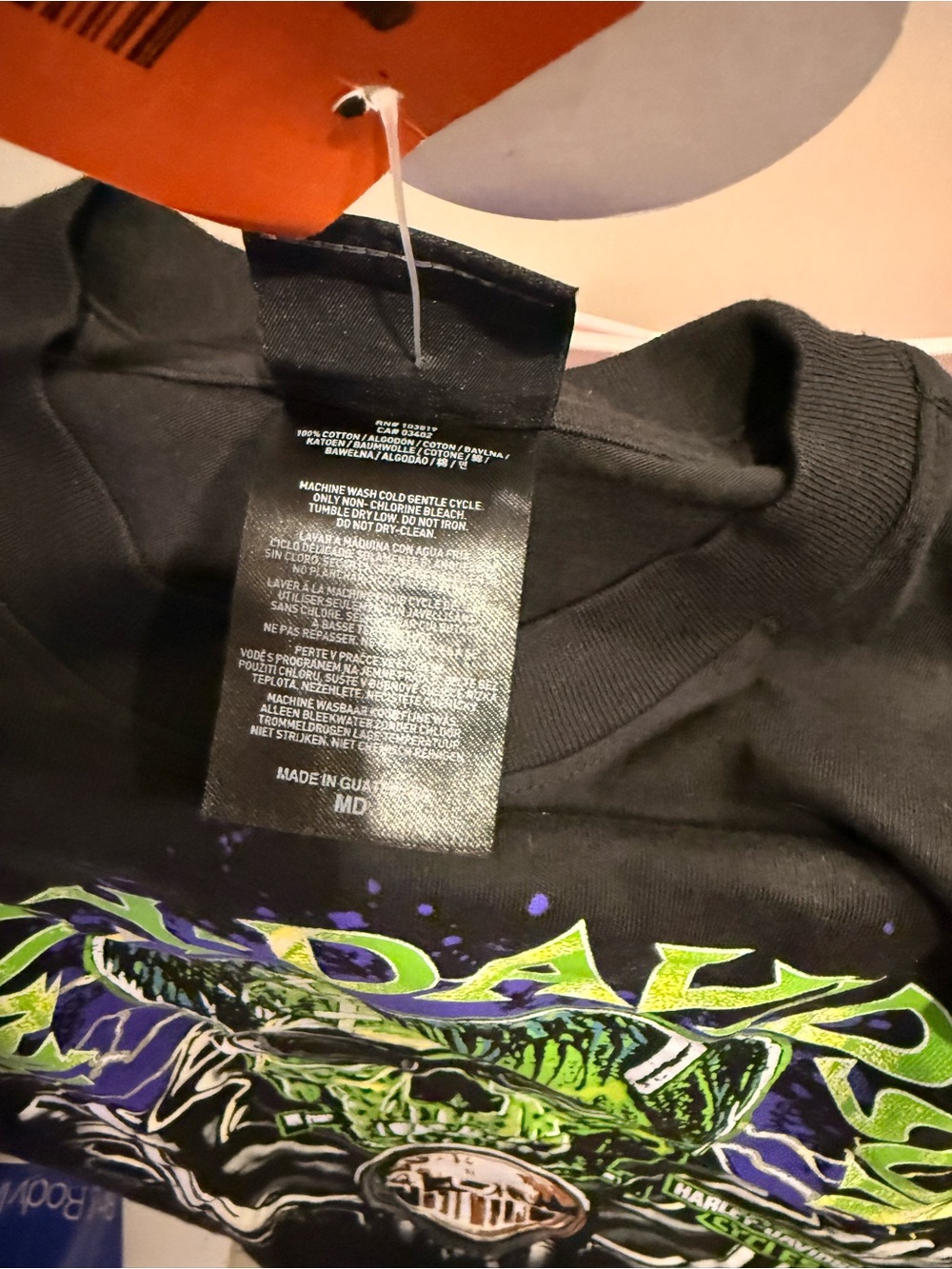 Harley Davidson Halloween tee - Picture 5 of 6